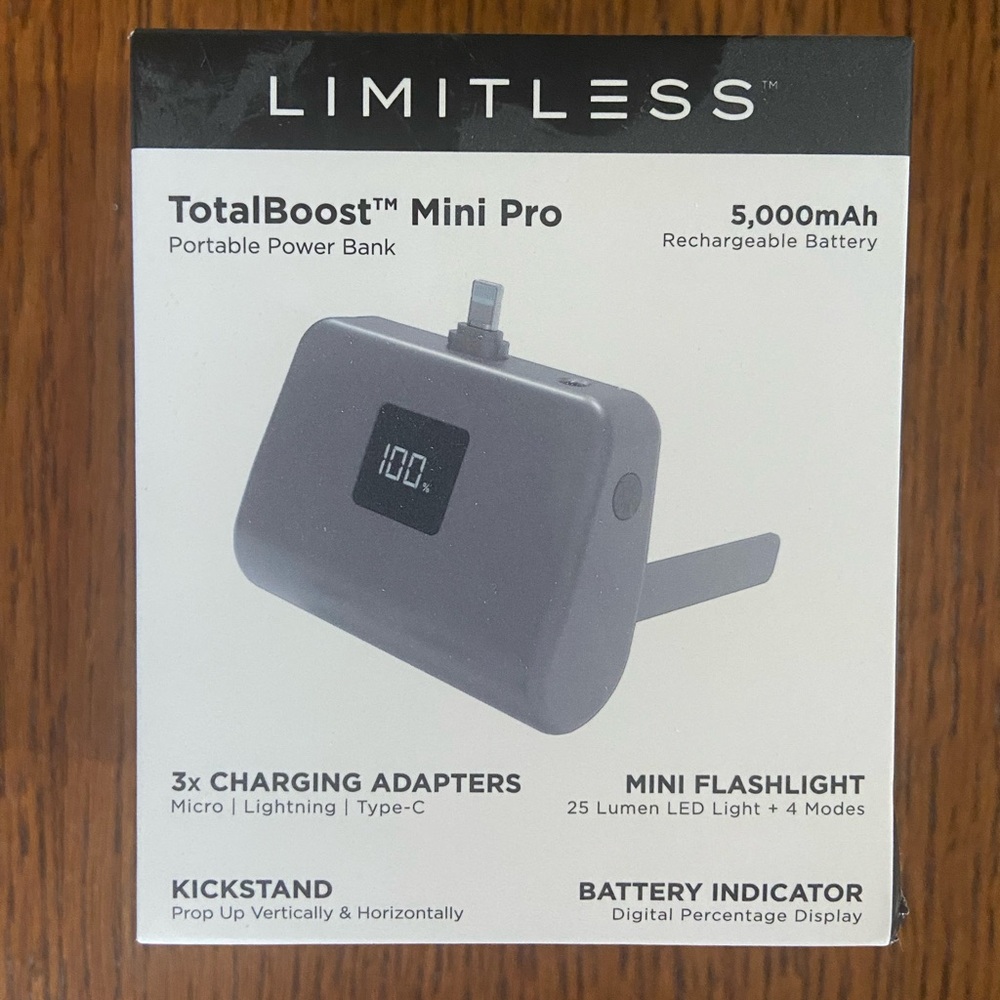 Limitless TotalBoost Mini Pro Power Bank